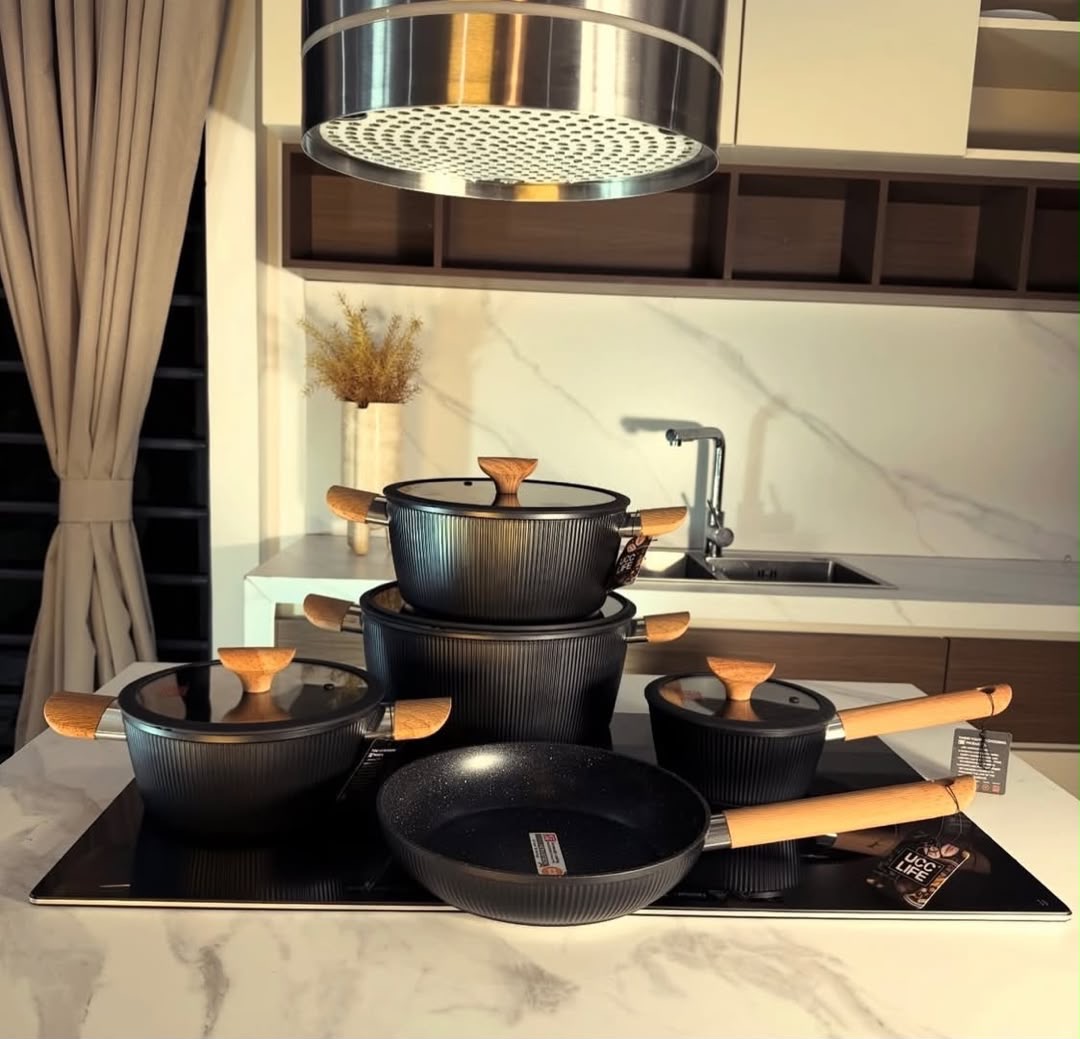 cooking black set