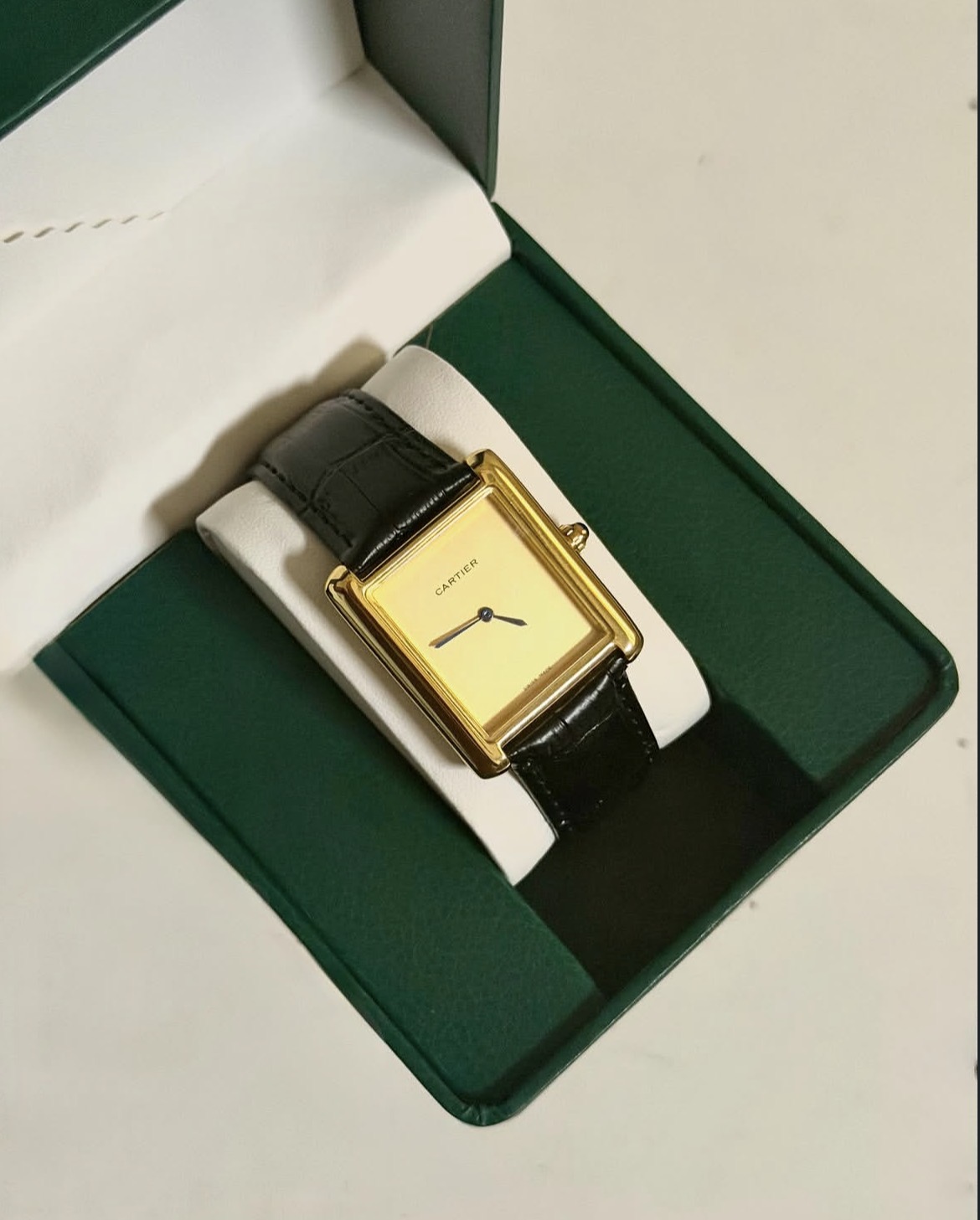 cartier hand watch