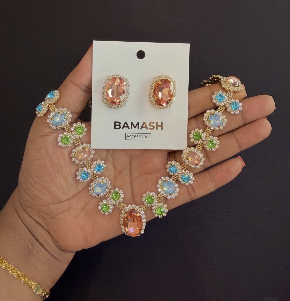 2color necklace set
