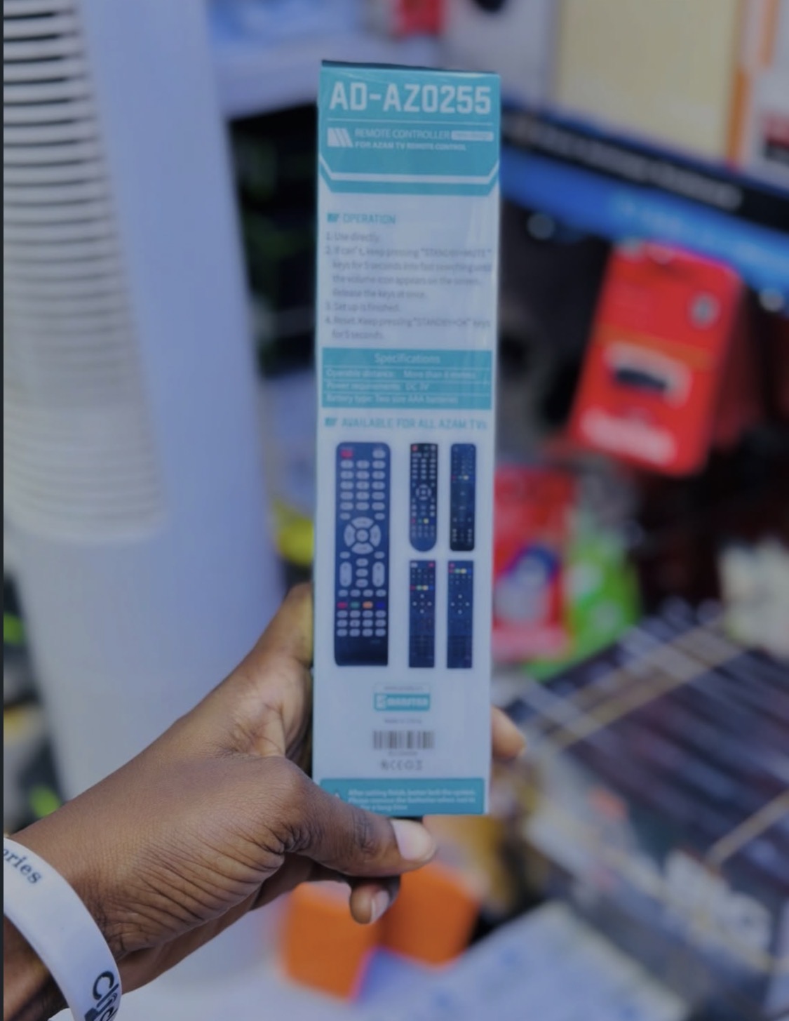 Azam universal remote