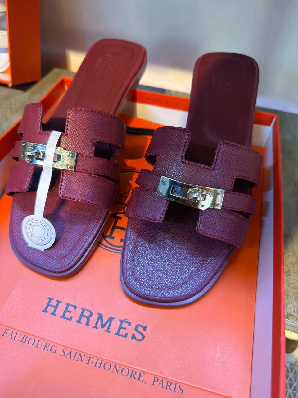hermes slipper